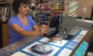 Quilting process