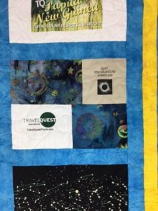 Close up of T-shirt Quilt