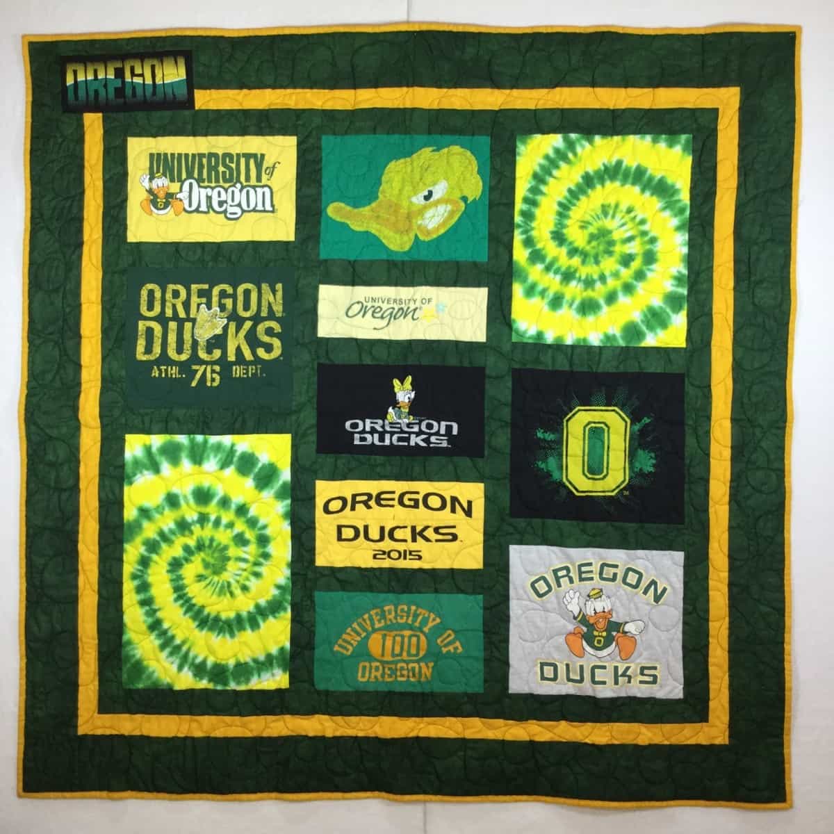 Oregan State sports theme quilt