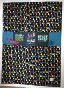 Phish T-Shirt Quilt Back