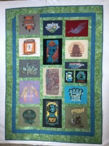 Phish T-Shirt Quilt