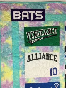Softball T-shirt Quilt