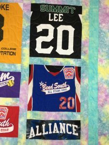 Softball T-shirt Quilt