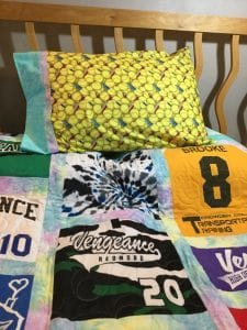 Softball T-shirt Quilt